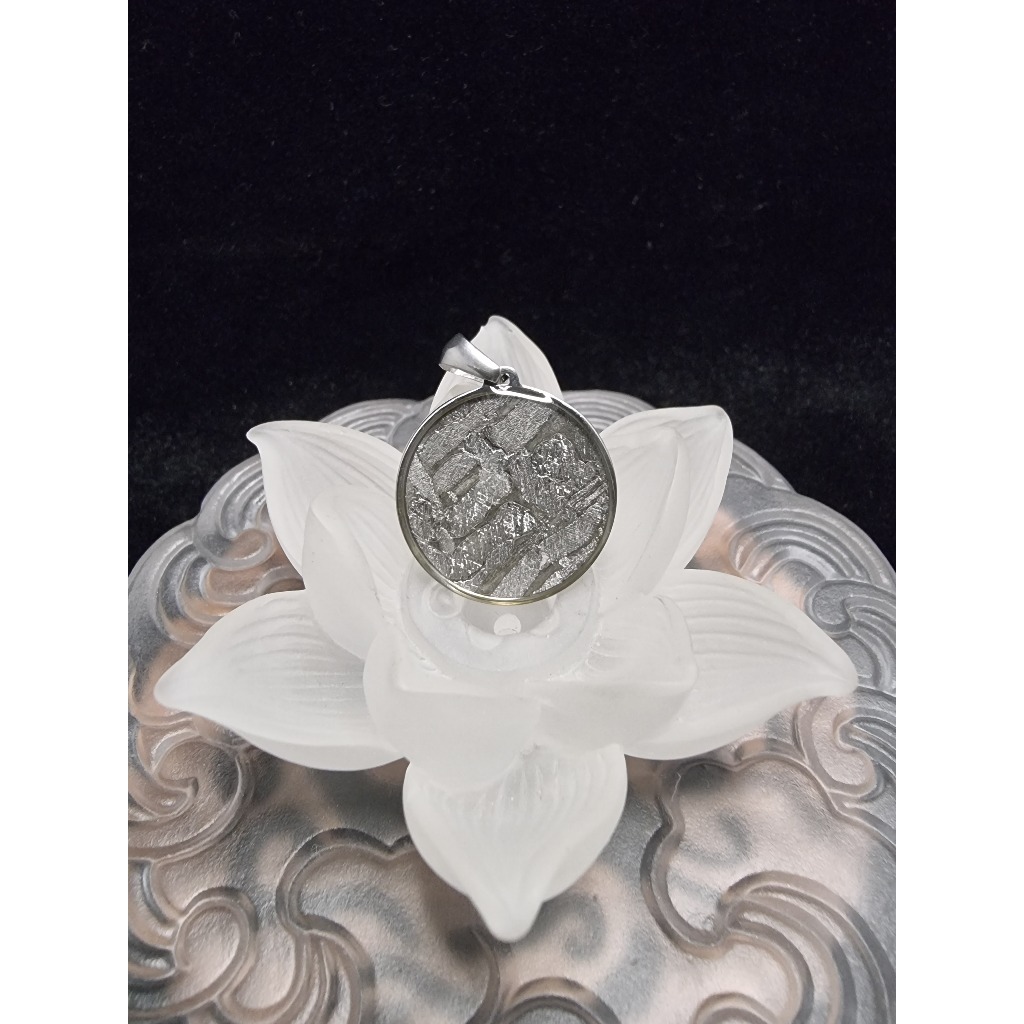 Liontin Meteorite Seymchan Pallasite Rusia En*rgy Bo*st 22mm A128