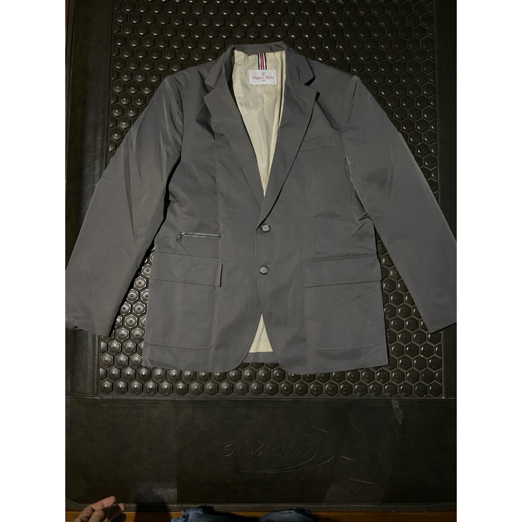 BLAZER JAS MEWAH ELEGANCE SPORTS PARIS ABU BAHAN ANTI AIR BRANDED