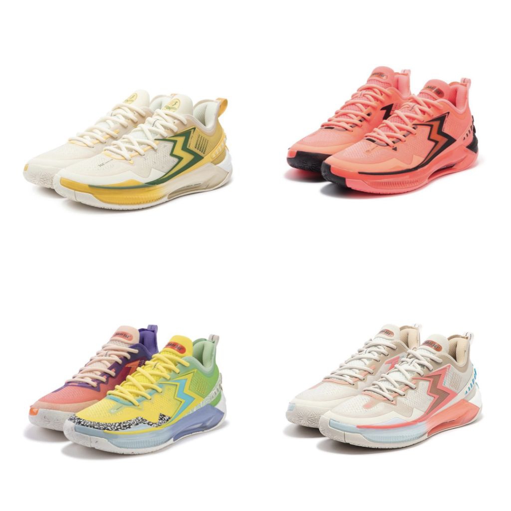 Sepatu Basket 361° BIG3 5.0 Quick Pro "Yellow" "Reverse" "Salmon" "Silk"