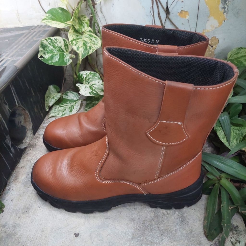sepatu safety boots second kings size 42(27cm)