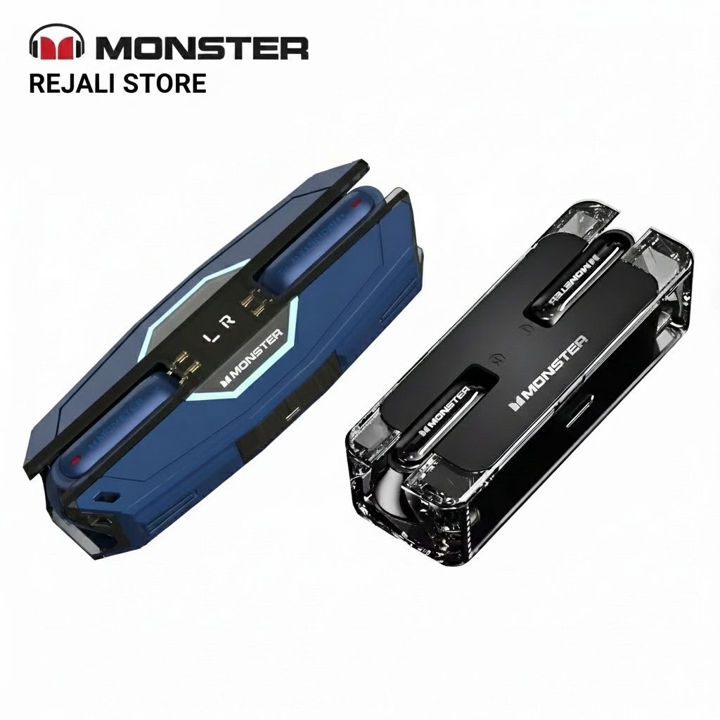 [PRELOVED] Monster XKT08 & Monster XKT08 Pro Headset True Wireless Earphone Gaming (Baca Deskripsi)