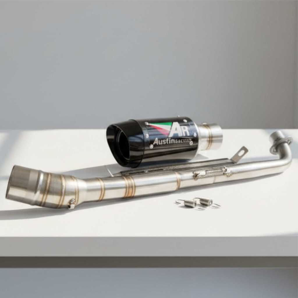 knalpot racing AUSTIN RACING untuk BEBEK jupiter Z,robot,Z1. supra x 125. karisma. supra fit. vega R
