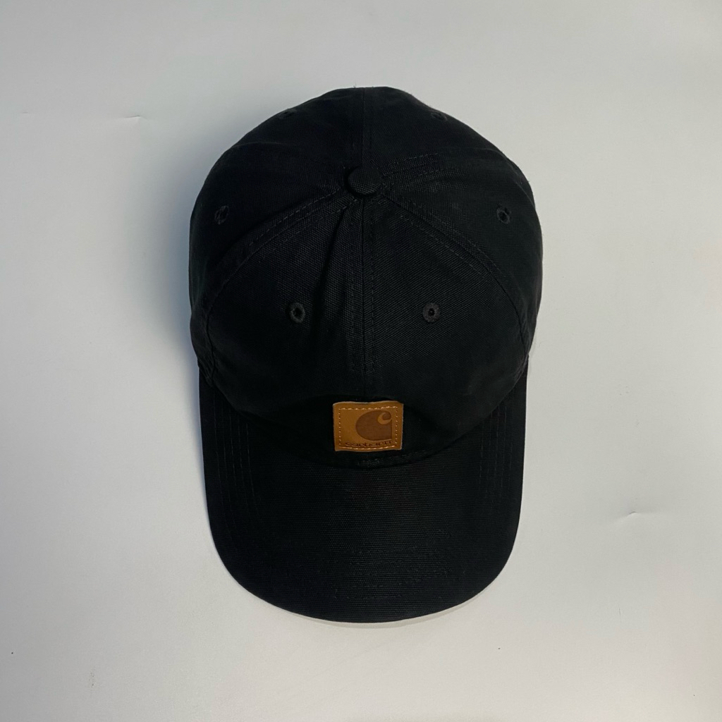 TOPI CARHARTT LEATHER LOGO MATRIAL CANVAS CAPS