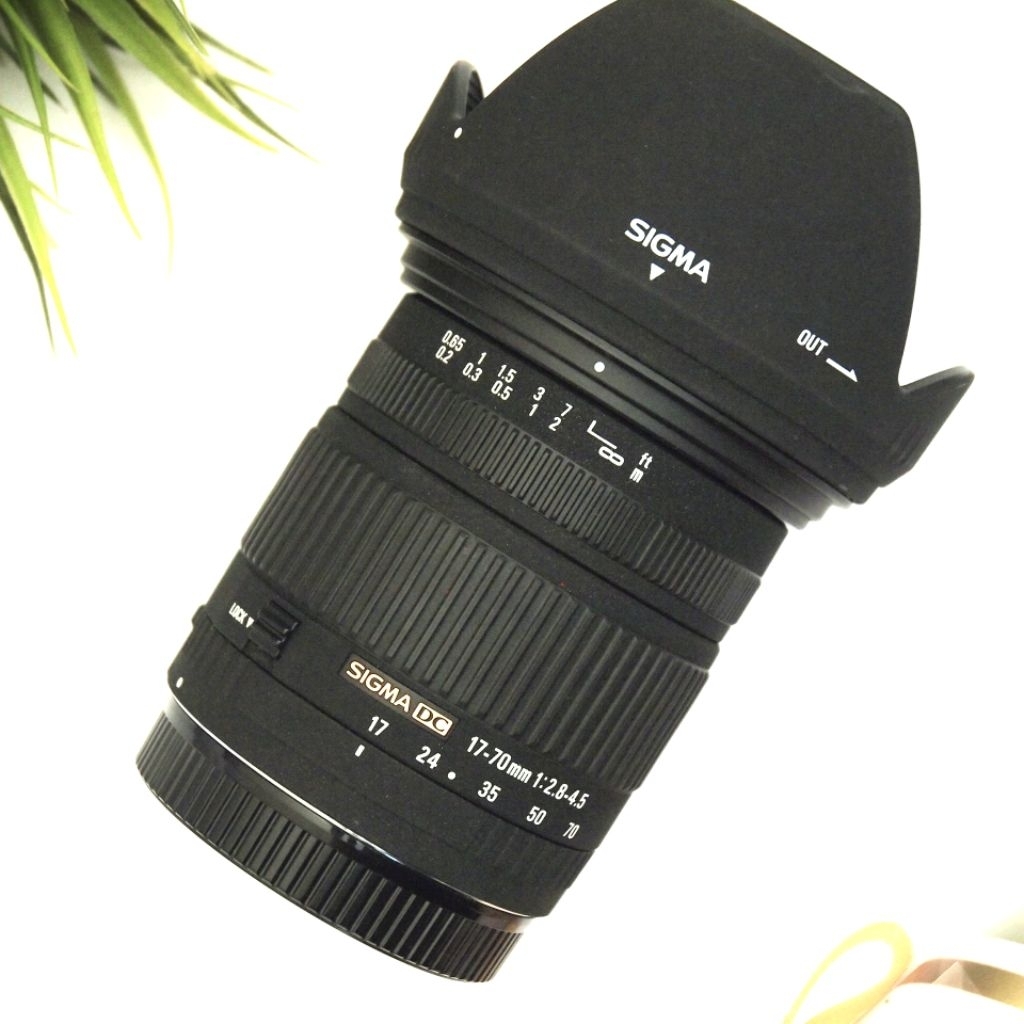 LENSA SIGMA 17-70MM FOR CANON F2.8 - 4.5 wide 17-70 not 17-50