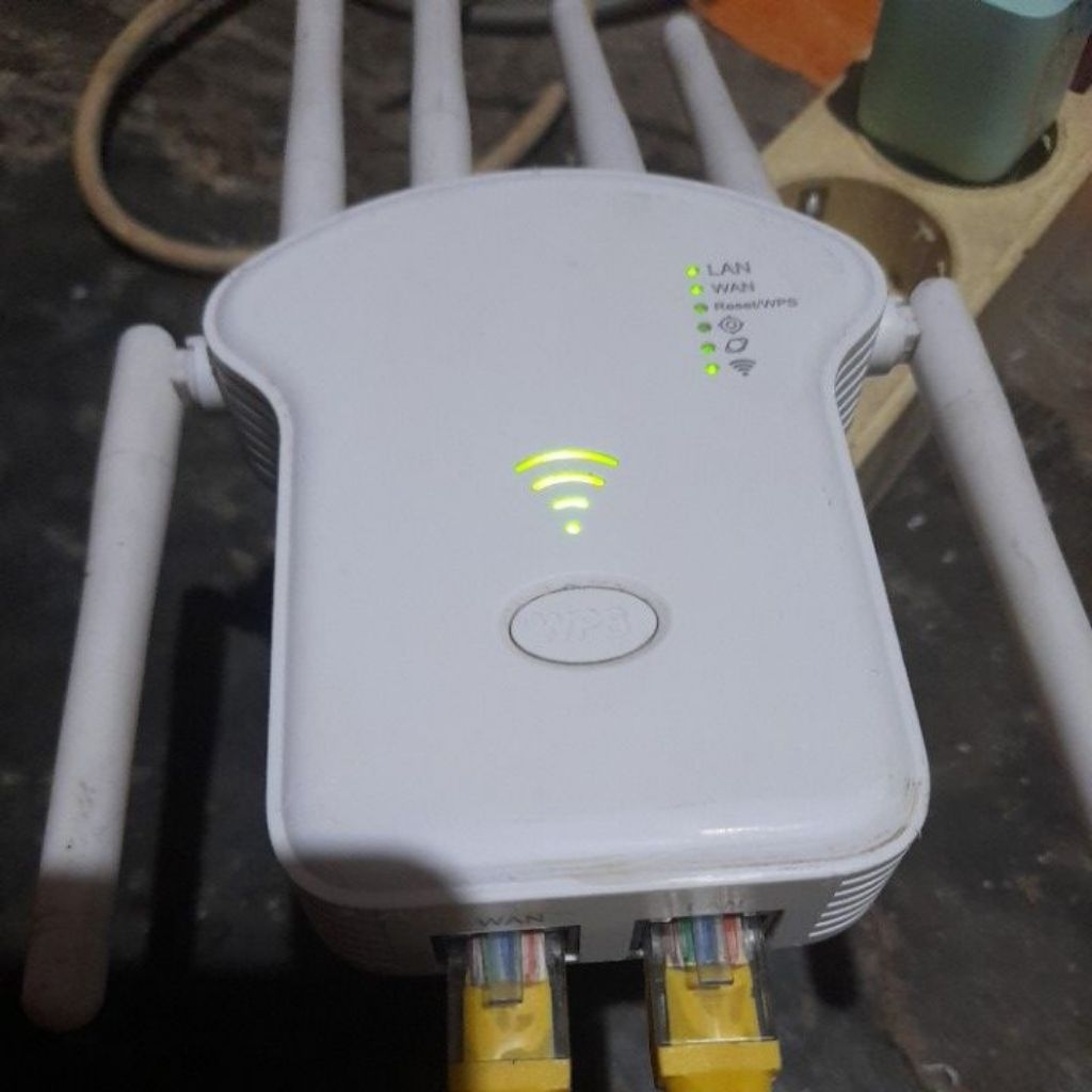 wifi repeater extender U13 antena 6 unit normal siap pakai