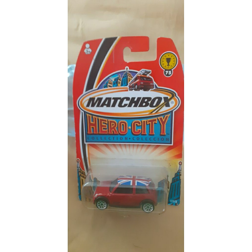 Matchbox Mini Cooper S merah