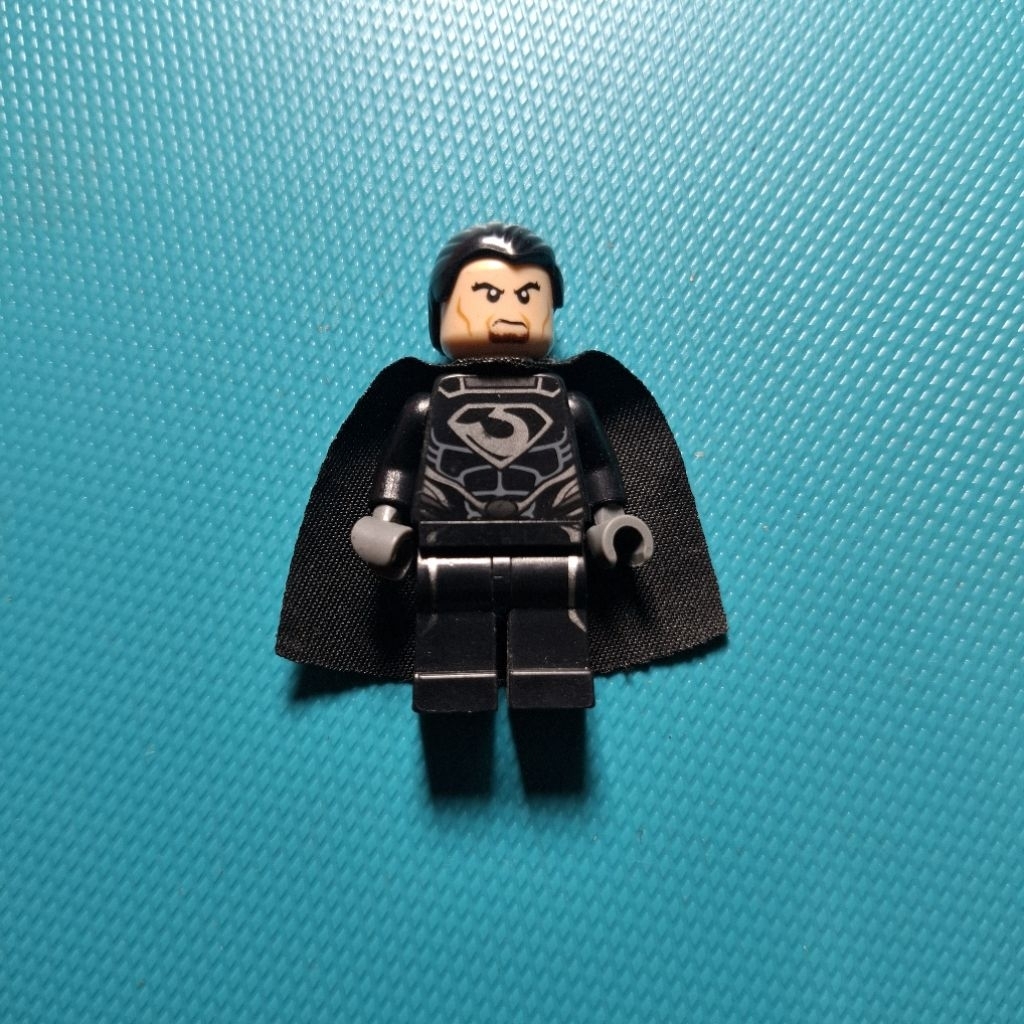 Minifigure Lego Superman Black General Zod Super Heroes Second Original
