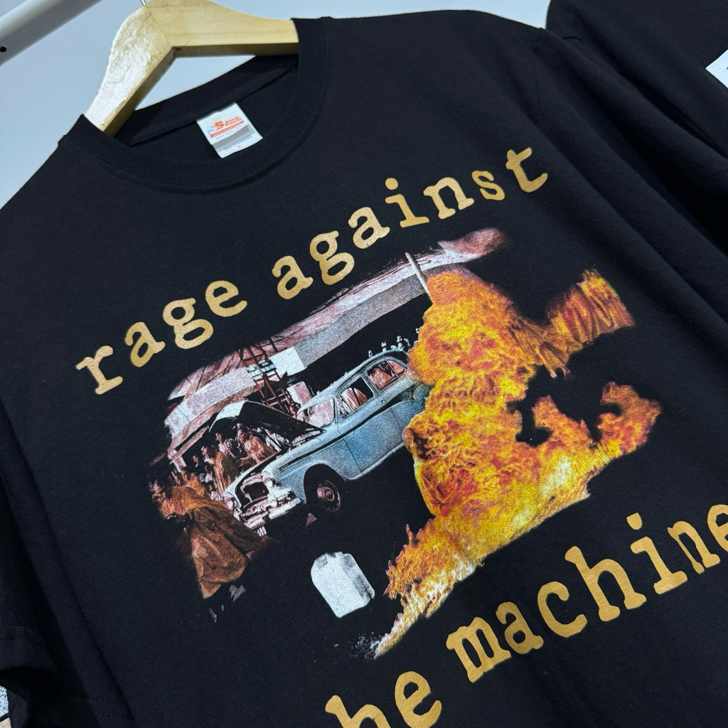 Kaos Band Ratm burning monk Tshirt