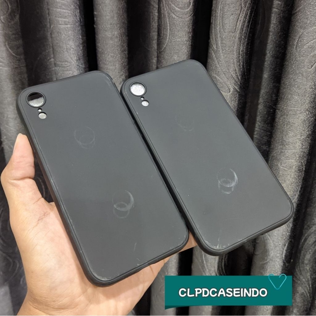Soft Case iphone XR iphone XS Max Hitam Matte