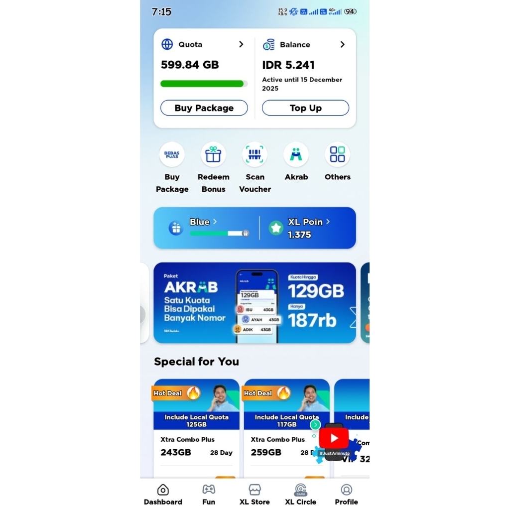 xl extra combo vip 90%