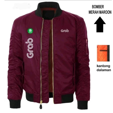 Jaket Grab Driver | Jaket Bomber Ojol | Jaket Grab Original