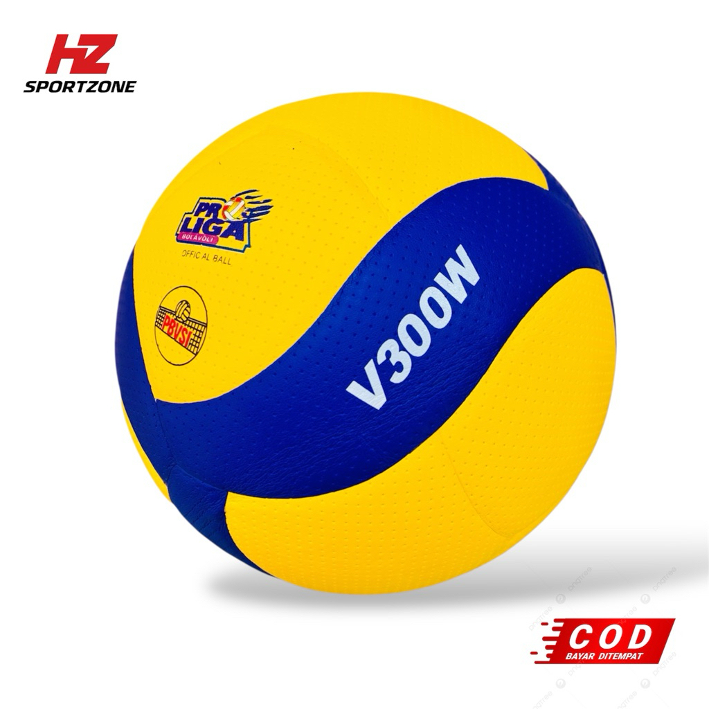Bola Voli Mikasa V300W Original Proliga Bola Voli Resmi PBVSI