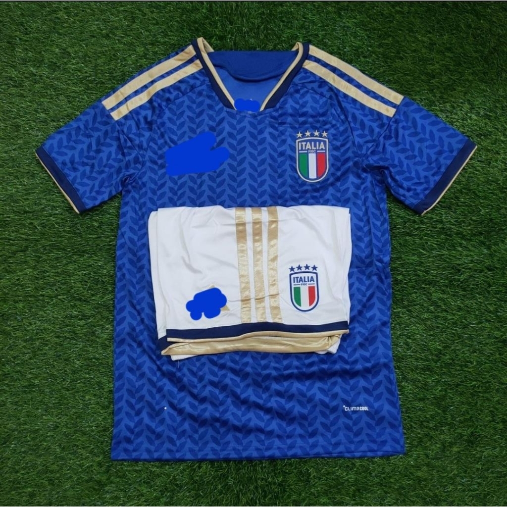 Stelan Setelan Jersey Kaos Baju Sepak Bola Timna Tim Nasional Itali Italia Italy Home Away 3rd Third