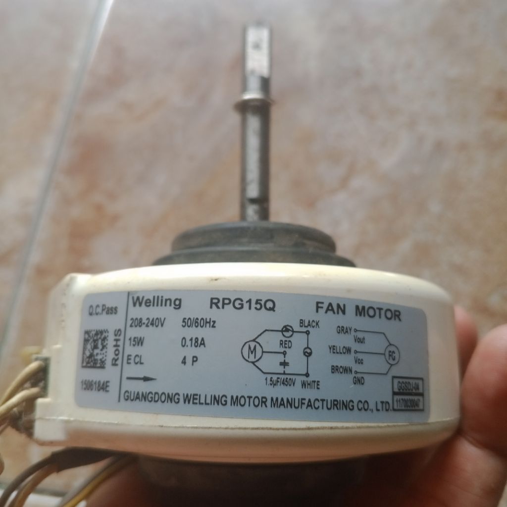 Motor fan AC Akari 1/2 PK