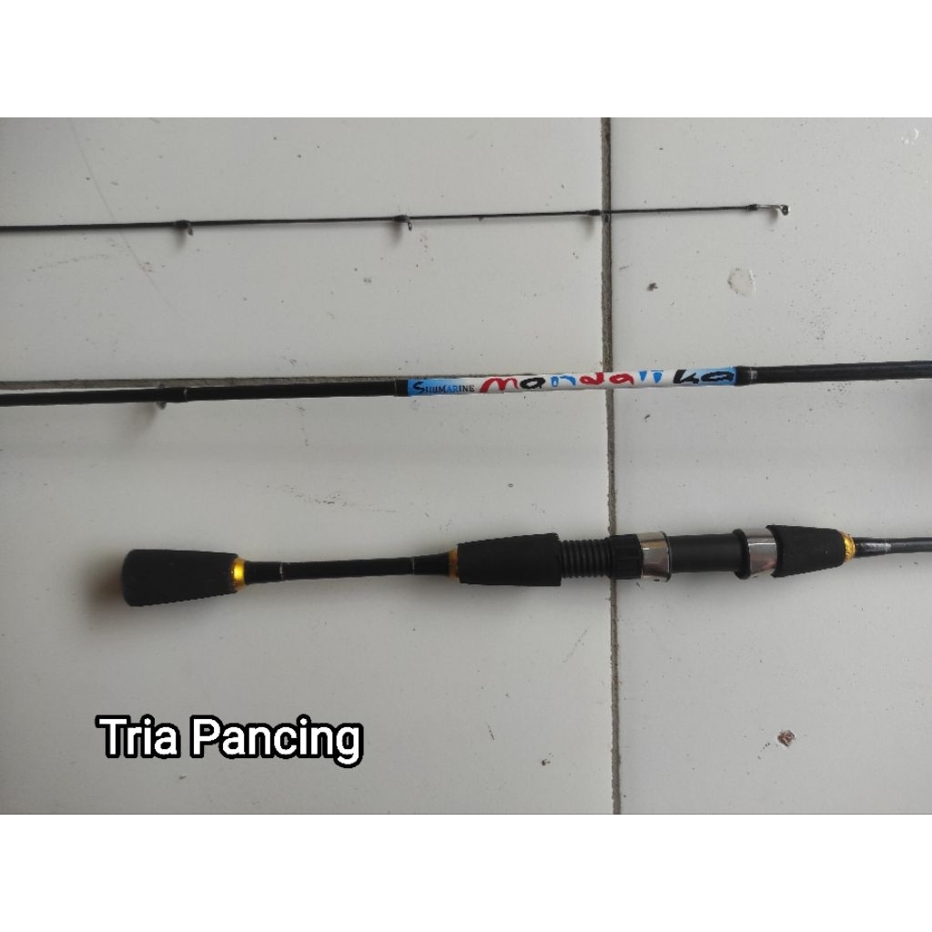 Pancing Joran Ultralight UL Lentur Submarine Mandalika Black Edition