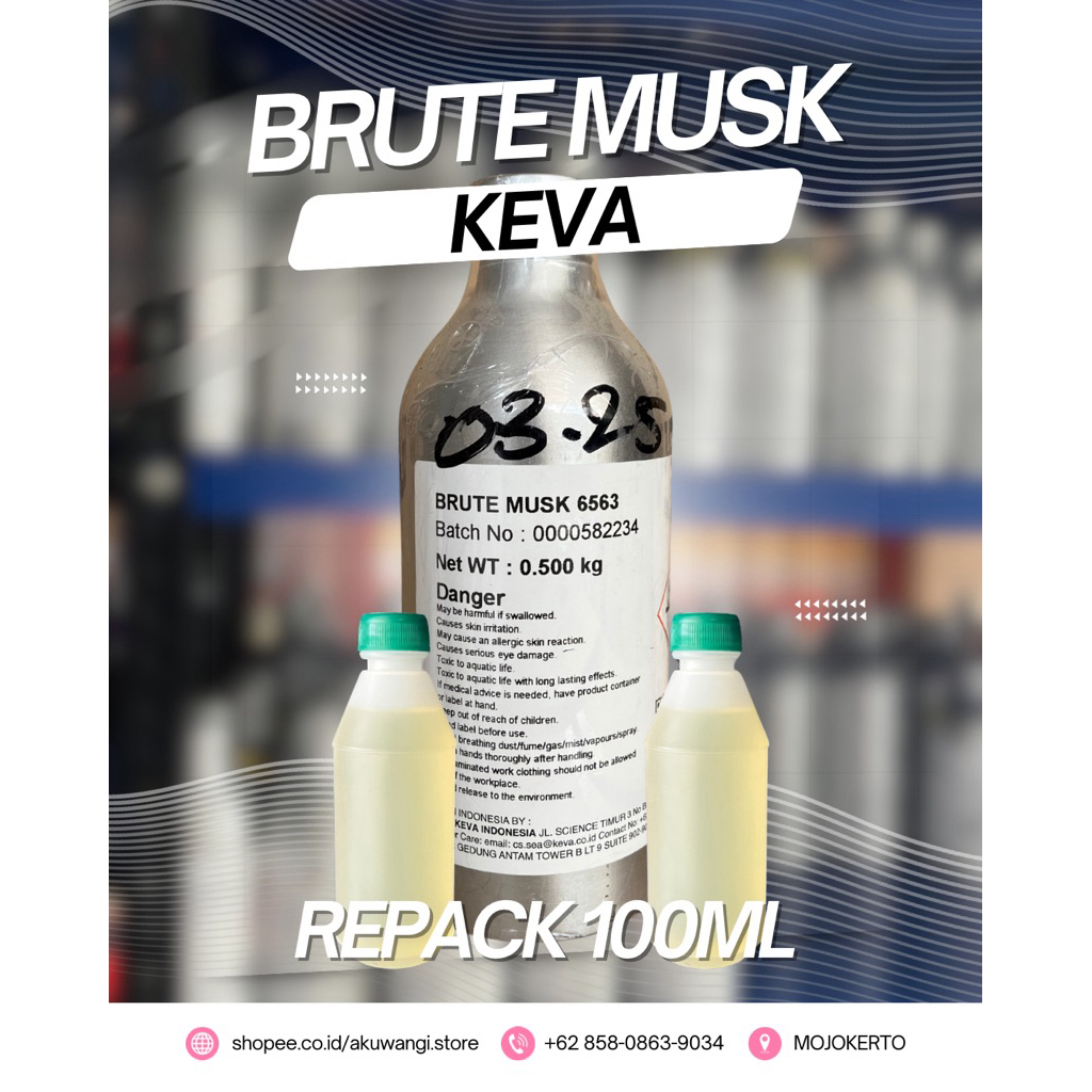 BRUTE MUSK BY KEVA REPACK 100ML
