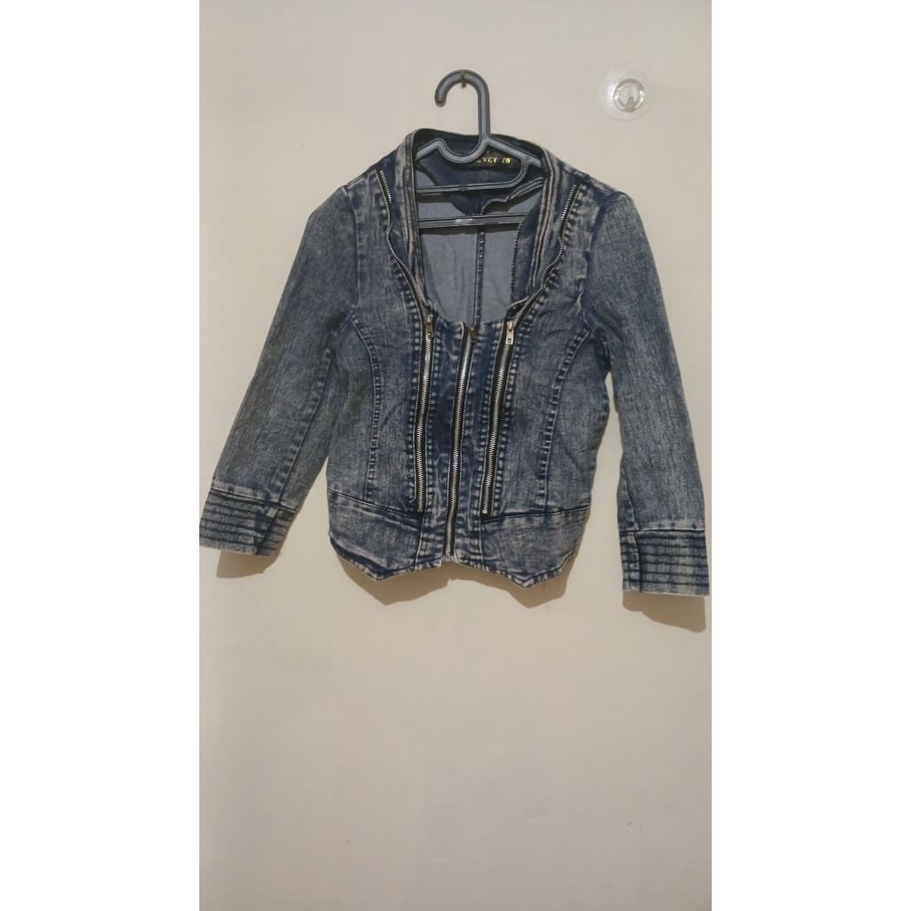 PL Jaket Jeans Crop