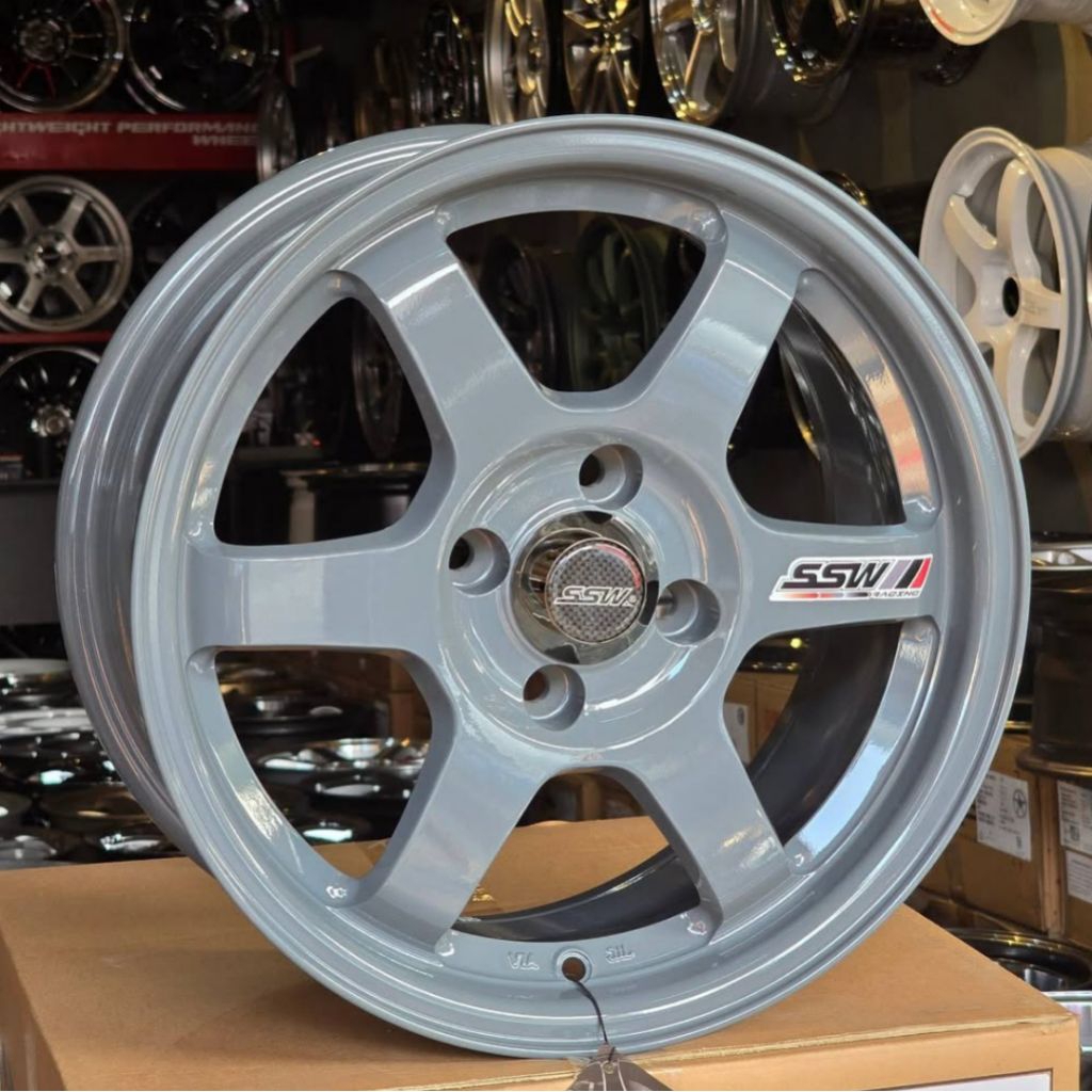 velg ring 15 TE37 ORIGINAL THAILAND lebar 7 pcd 4x100 velg racing ring 15 velg racing brio jazz city