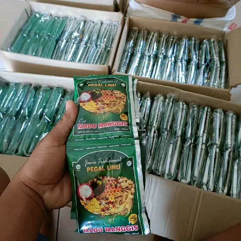1 KARTON MADU CAP MANGGIS ( 120 sachet )