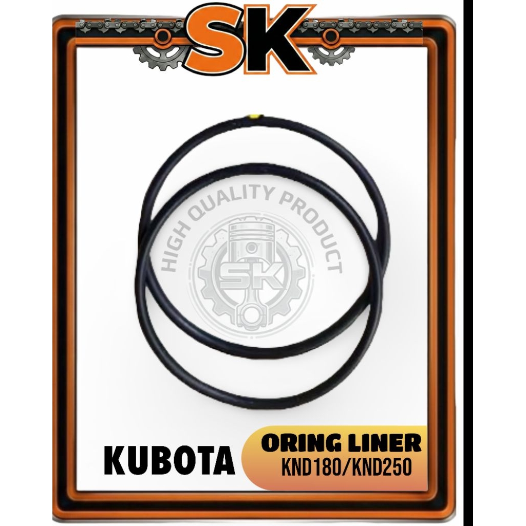 ORING LINER KND180 | KND220 | KND250 KARET BORING UNTUK BORING MESIN PENGGERAK KUBOTA