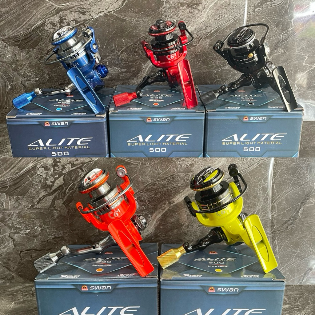 REEL SPINNING SWAN ALITE 500 POWER HANDLE