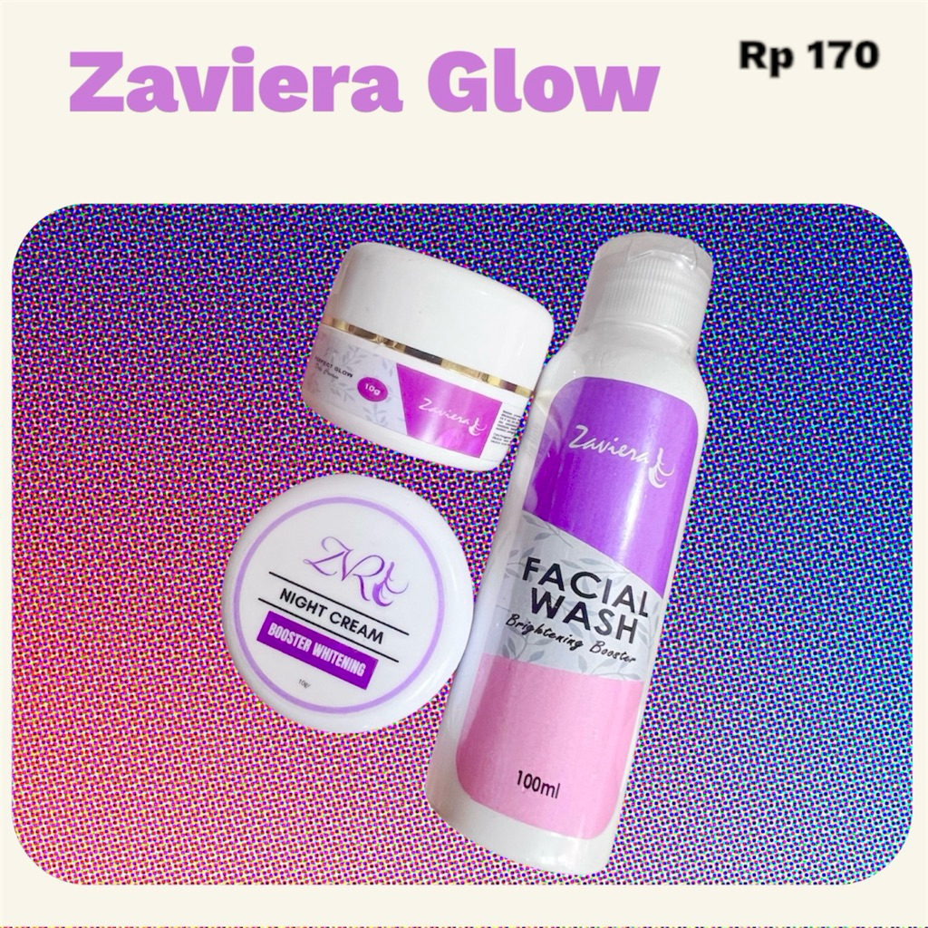 PAKET ZAVIERA BOOSTER & GLOWING CREAM / Zaviera Skincare