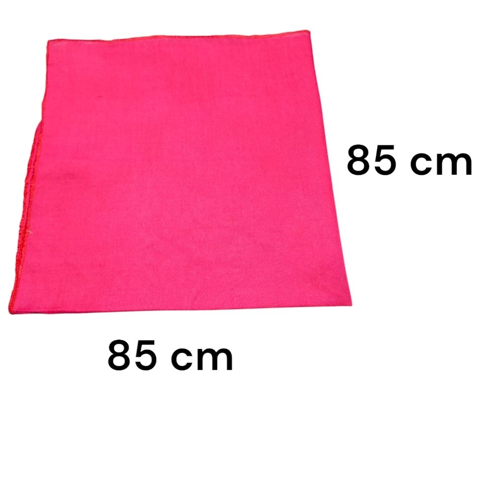 slayer segi empat polos warna ukuran 85 cm x 85 cm