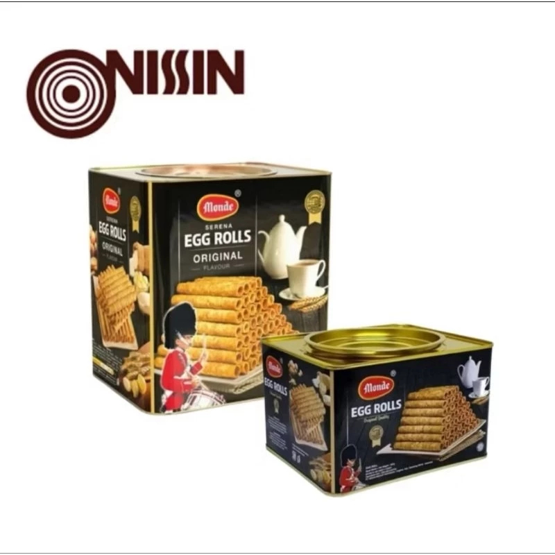 Monde Serena Eggroll Kaleng Mini 300gr | Jajan Kaleng Lebaran Murah | Kue Lebaran Enak untuk Hampers