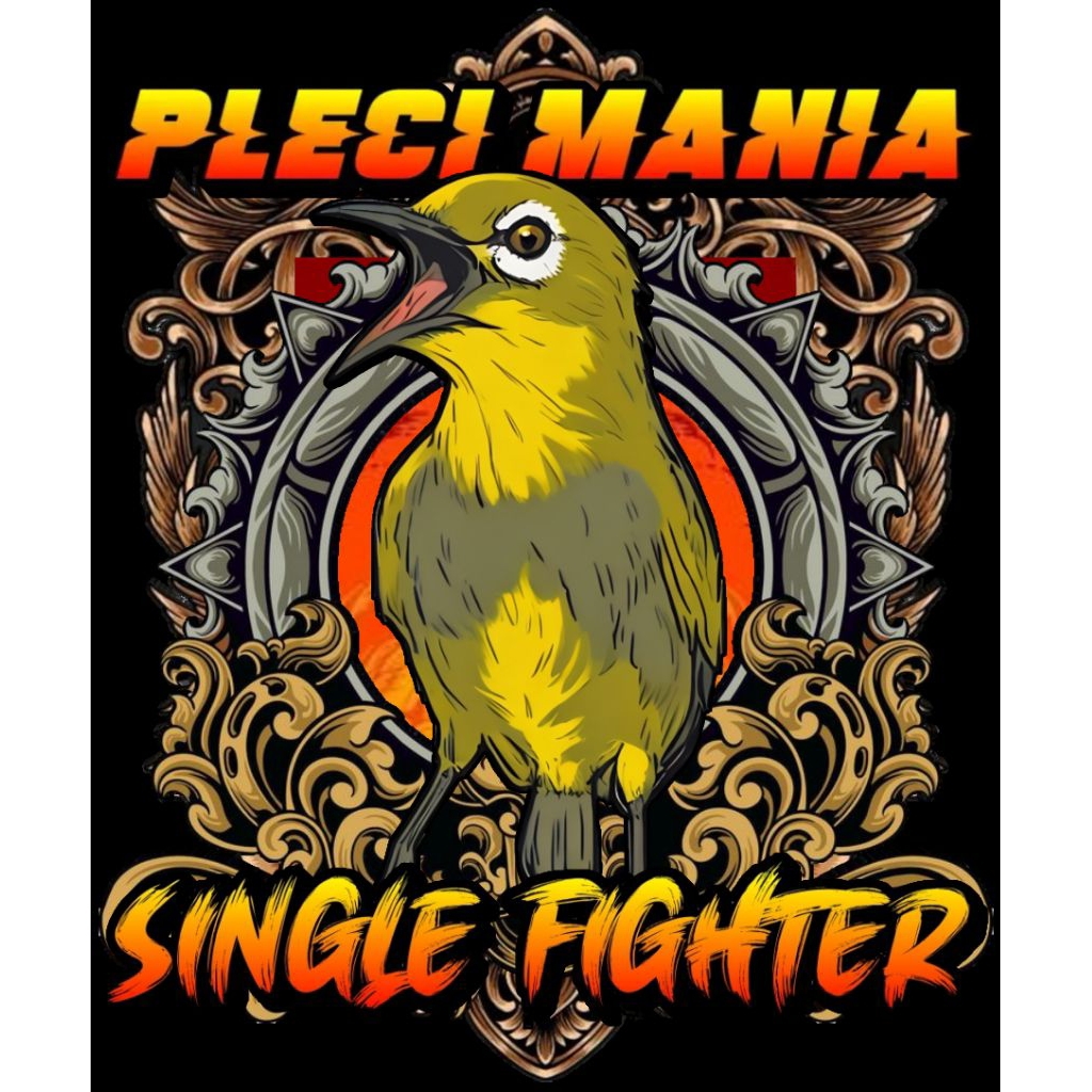 KRODONG TEBAL PREMIUM PLECI MANIA Helopet Sablon DTF