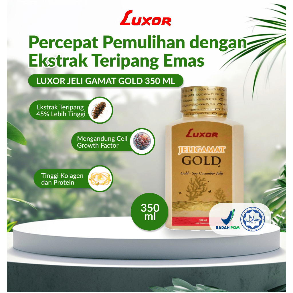 Luxor Jelly Gamat gold  350 ml original 100%