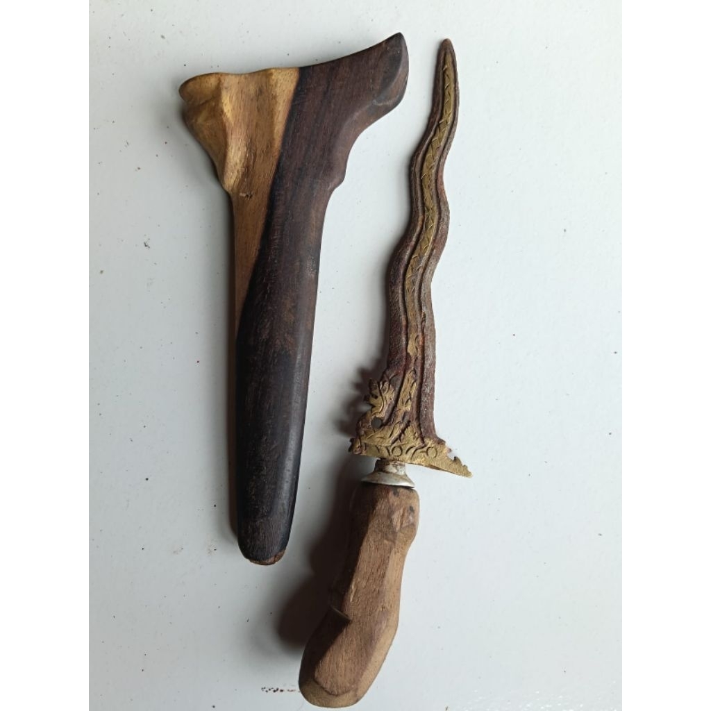 keris patrem nogo kikik pandawa kinatah Kuningan sepuh asli kuno