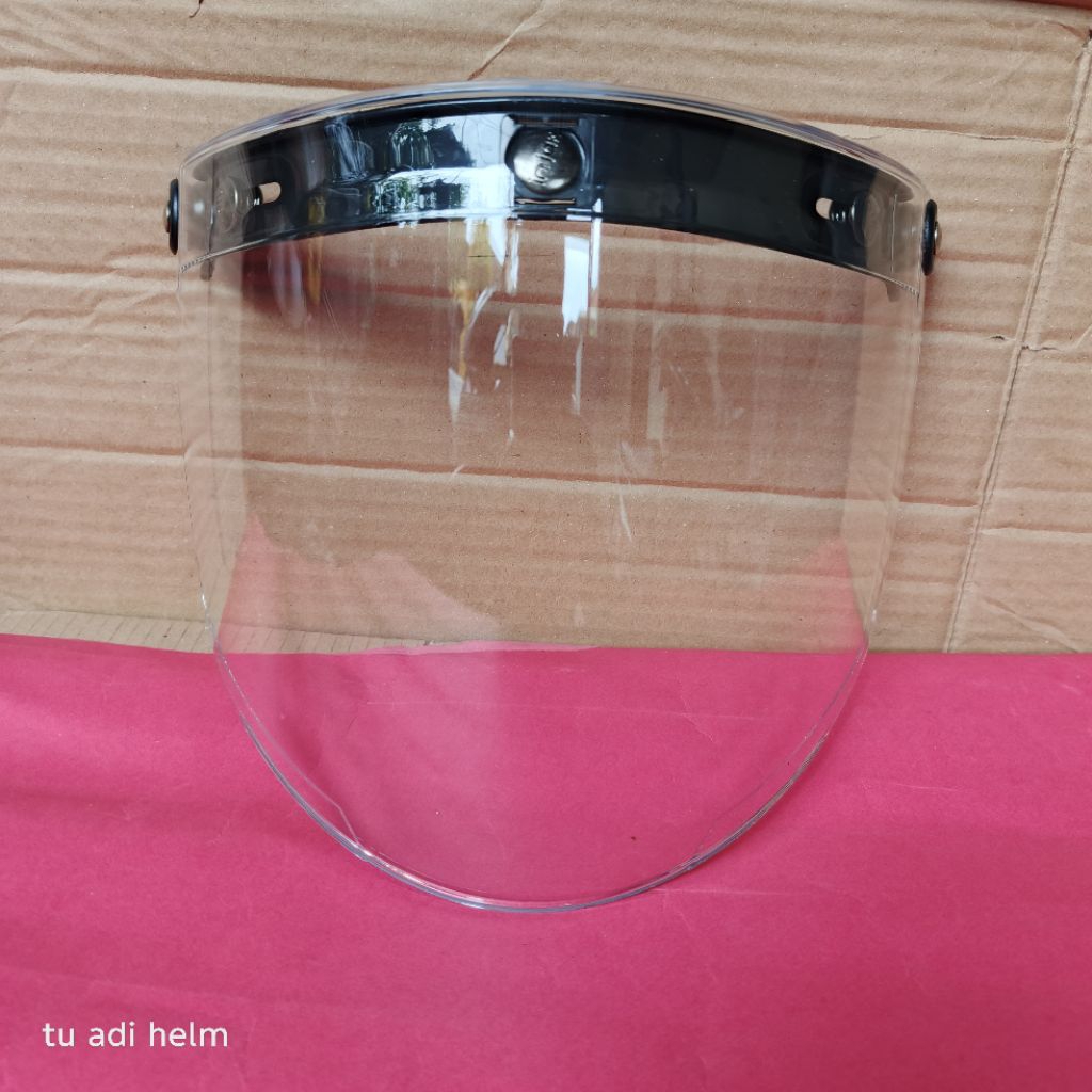 kaca helm venom original injak, kaca helm slim head, bogo, vespa dag dll