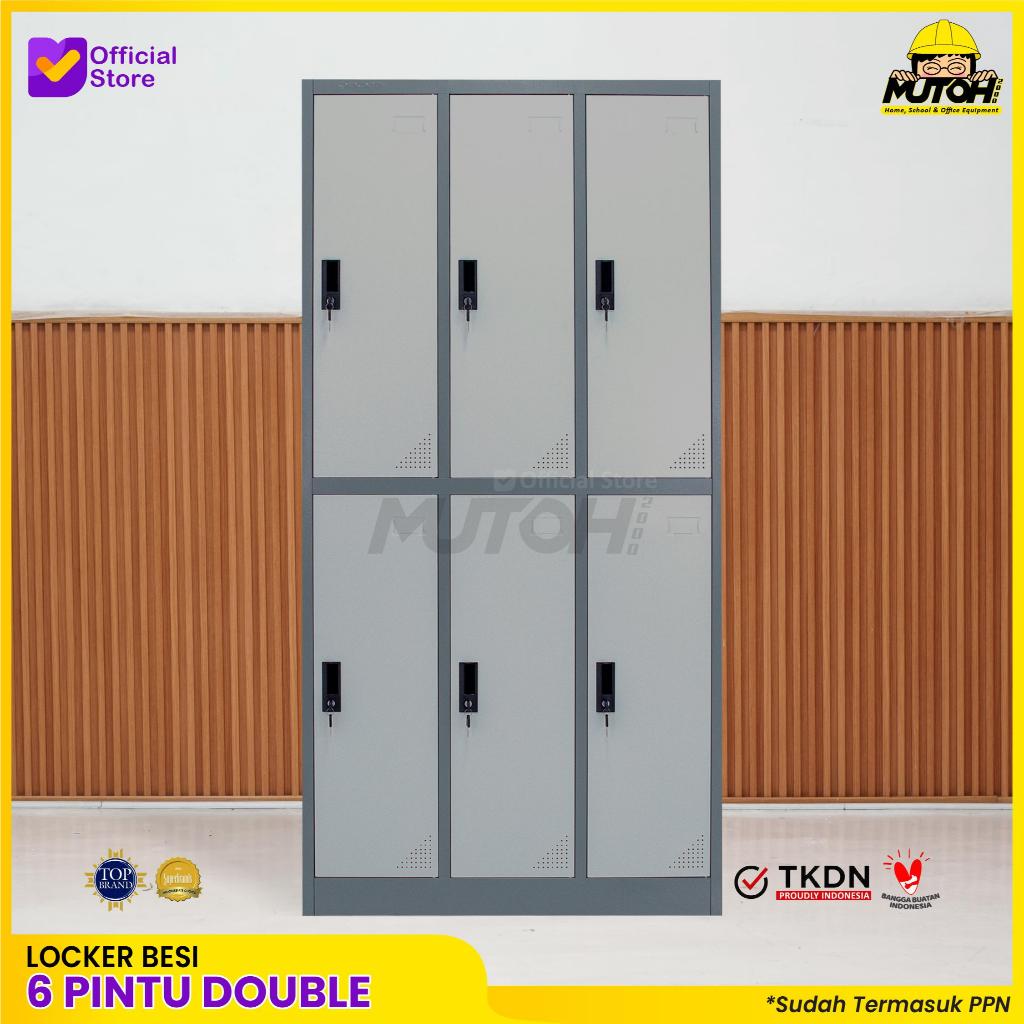 Loker besi 6 pintu | lemari locker besi 6 pintu MUTOH2000