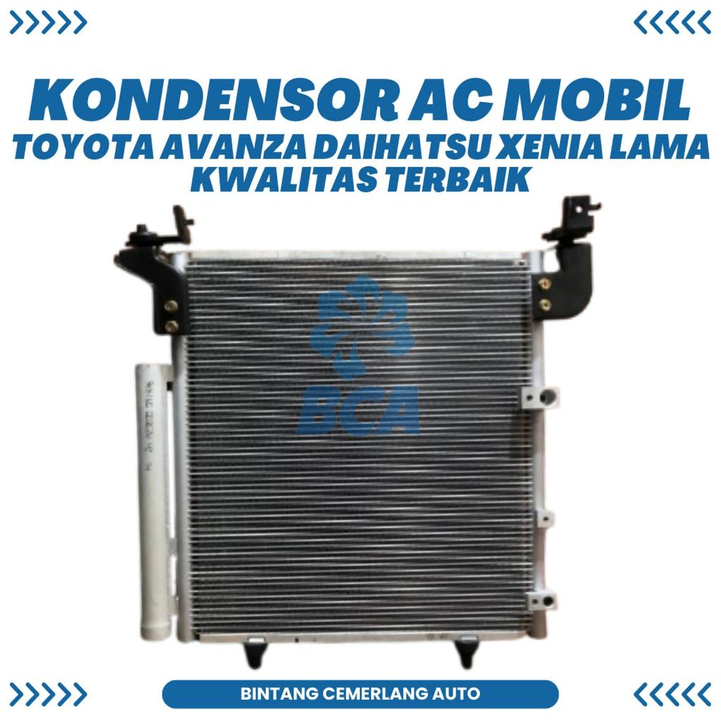 KONDENSOR AC MOBIL TOYOTA AVANZA DAIHATSU XENIA LAMA