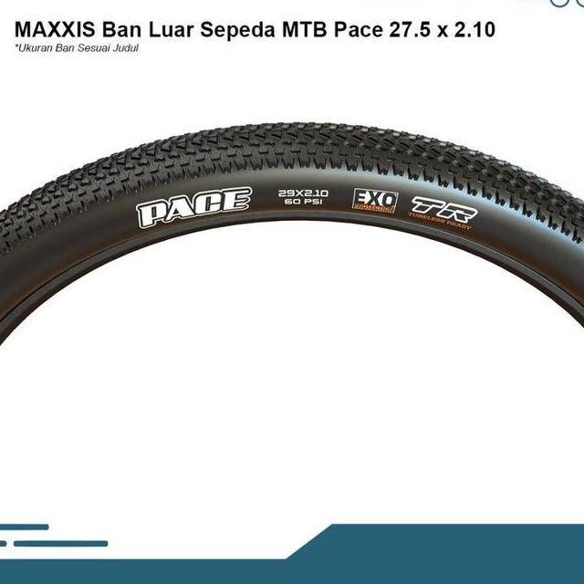 Maxxis Tire Ban Luar Sepeda Mtb Cross Country Pace 27.5 X 2.10