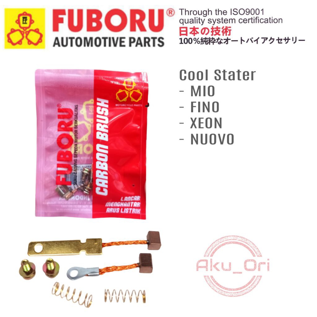 COOL STATER MIO FUBORU arang kul dinamo stater carbon brush fino karbu xeon nouvo