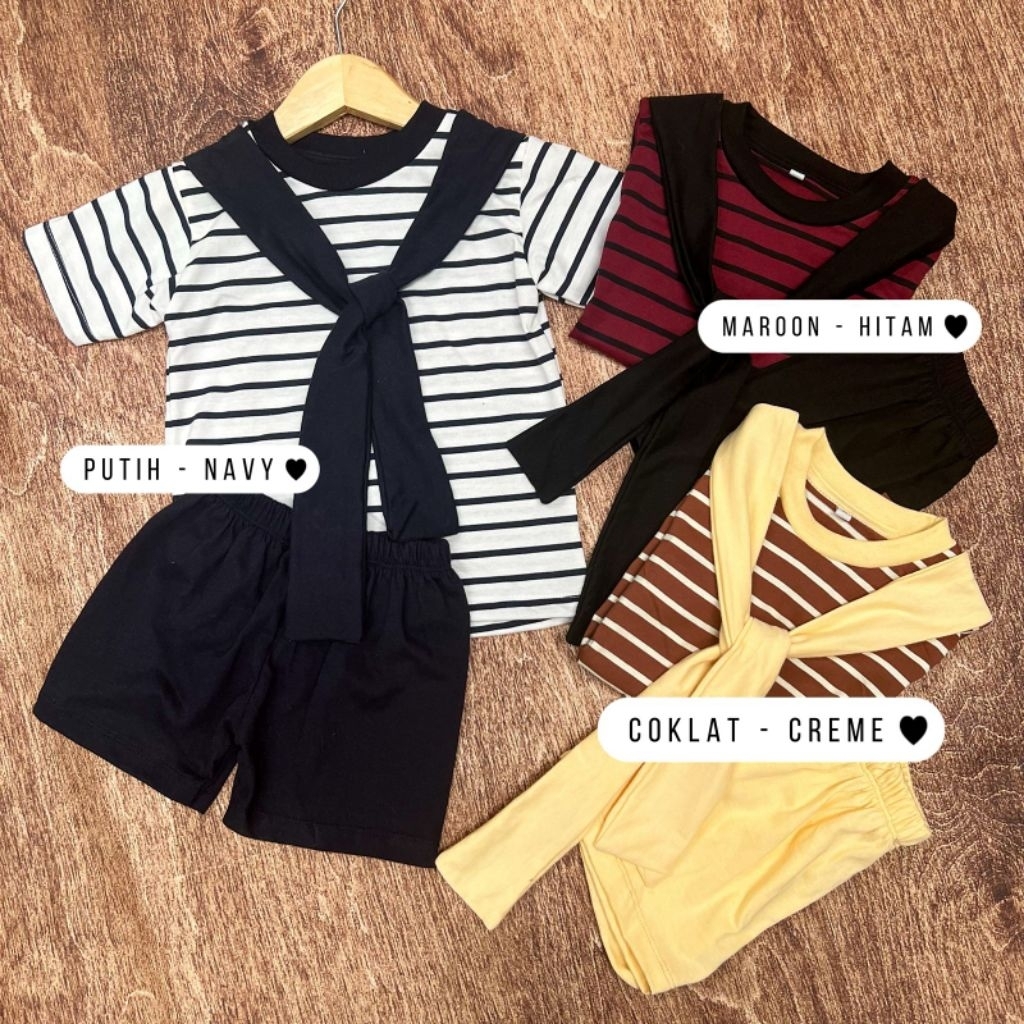 JINU SET baju anak setelan cowok style Korea baju anak cowok
