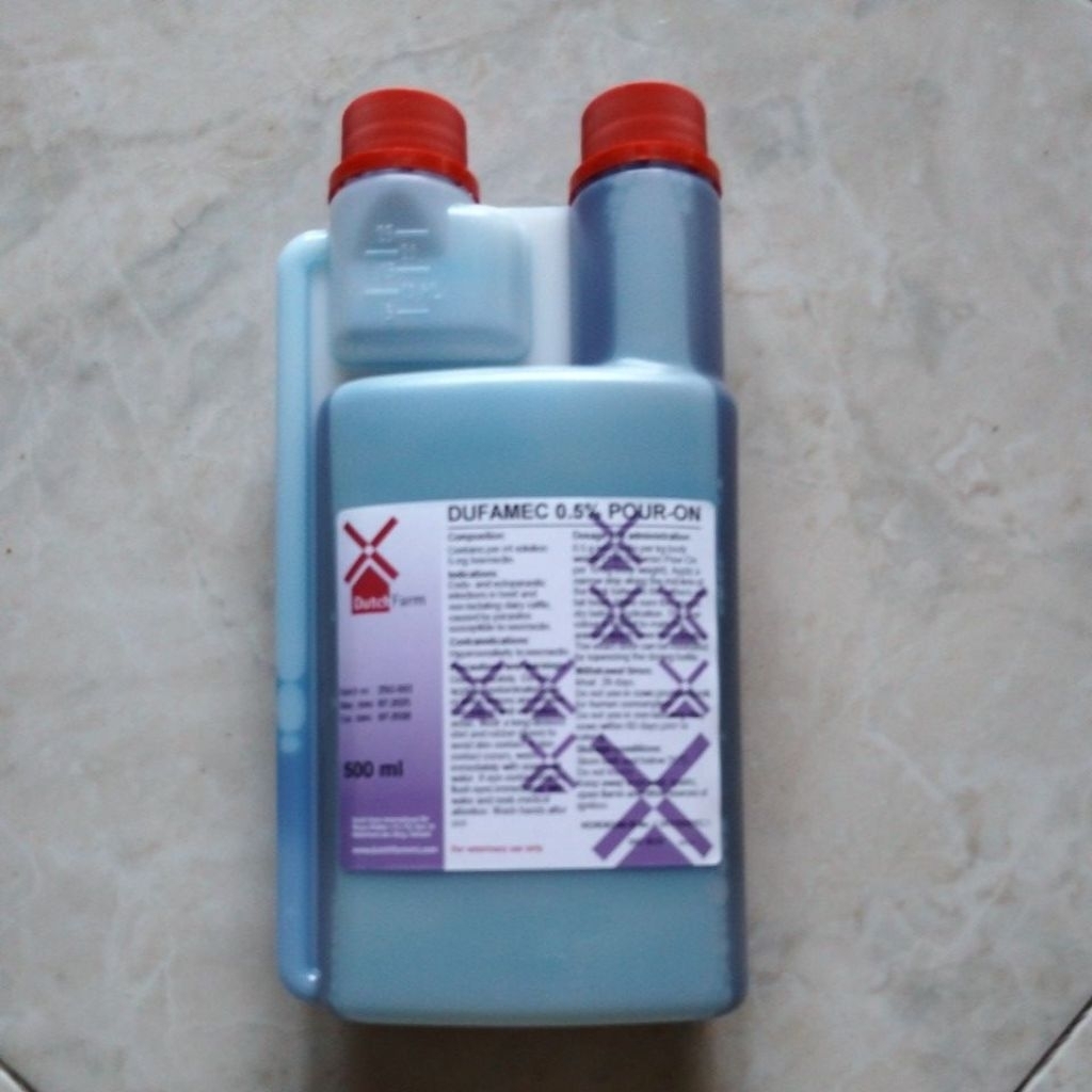 Dufamec 0,5% pour on obat gudig, kutu ampuh