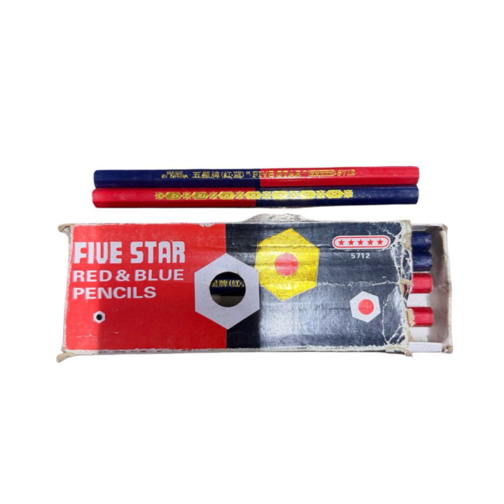 KAPUR PENSIL JAHIT | KAPUR MERAH BIRU JAHIT | KAPUR GAMBAR JAHIT