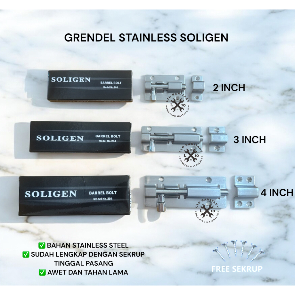 Grendel Stanlis SOLIGEN 2” / Grendel Slot SOLIGEN 2”