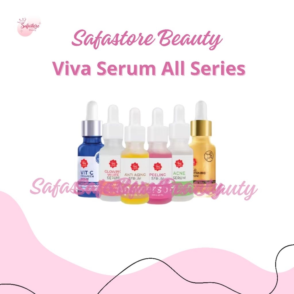 SF Viva Serum Series (20ml) - Serum Glowing White - Peeling Serum - Serum Anti Aging - Serum Acne - 