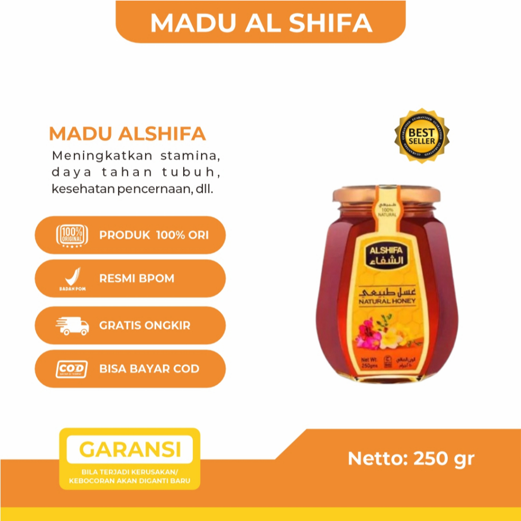 Madu Al Shifa 250gr Madu Al Shifa Asli 100% - 250gr