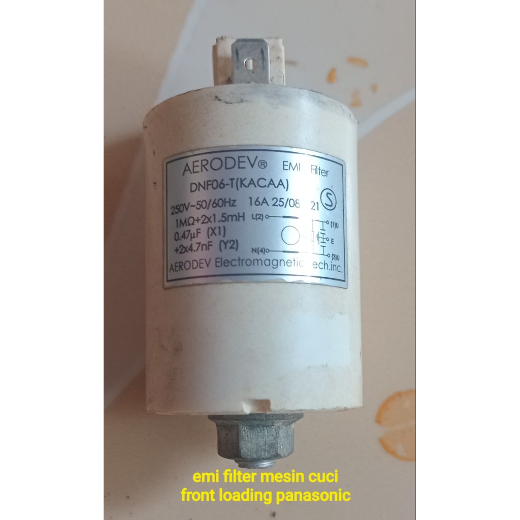 emi filter panasonic front loading