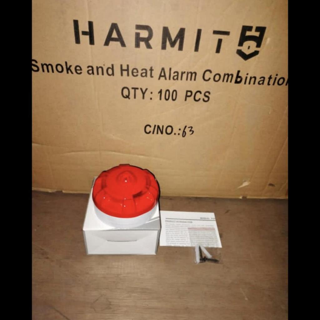 Smoke Detector and Heat Detector Independent Harmit