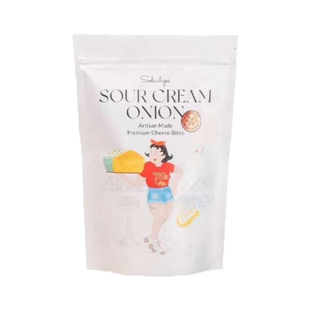 Sodachips Sour Cream Onion Baked Healthy Snack 140 gram