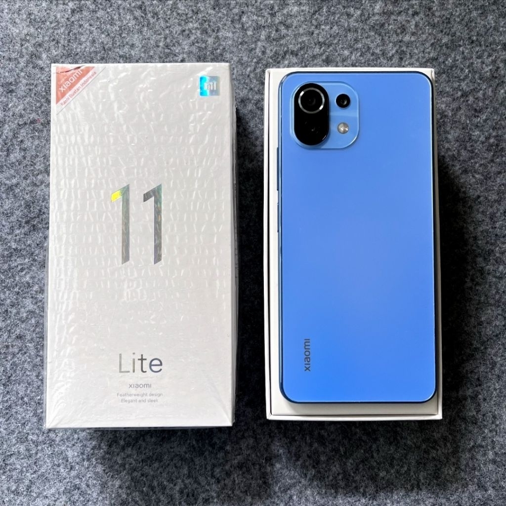 SECOND HP REDMI MI 11 LITE 6/64 FULLSET RESMI INDONESIA