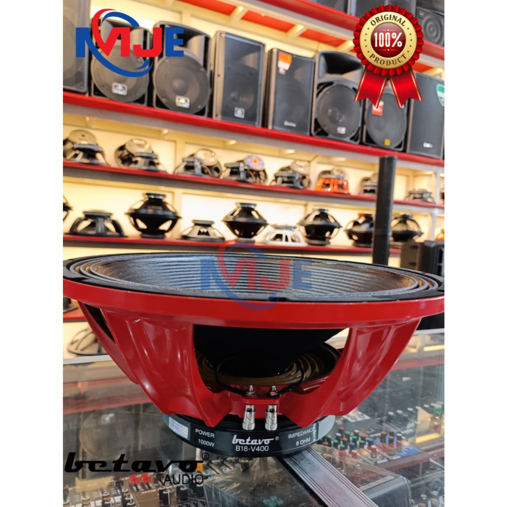 SPEAKER BETAVO B18-V400 SPEAKER BETAVO 18V400 SPEAKER BETAVO 18 INC SUBWOOFER FREE PACKING KAYU
