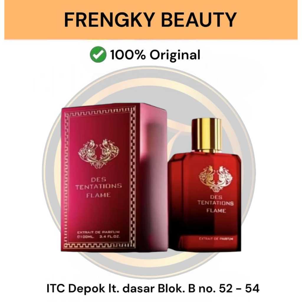Fragrance world Des Tentations Flame extrait de parfum