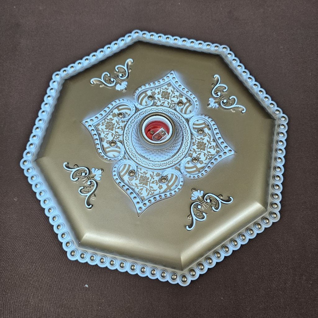 FITING Hias Besar Bintang Ornamen Plafon PVC 30cm