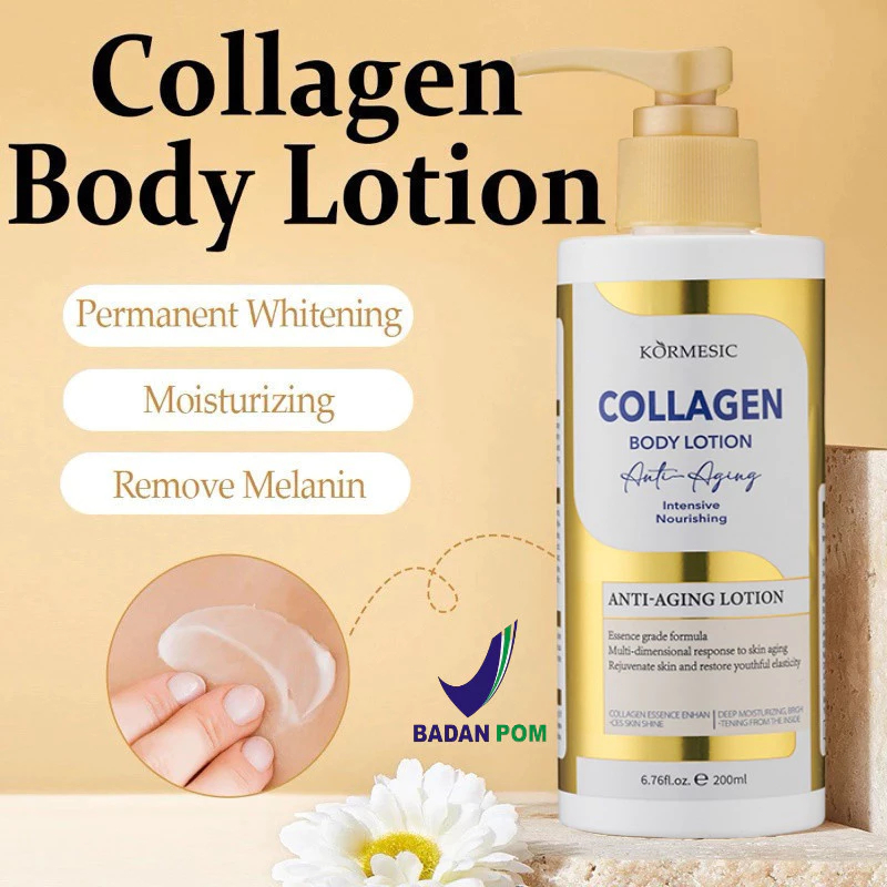Collagen body lotion pemutih handbody pemutih lotion Whitening body Lotion Pemutih Badan Permanen Bp